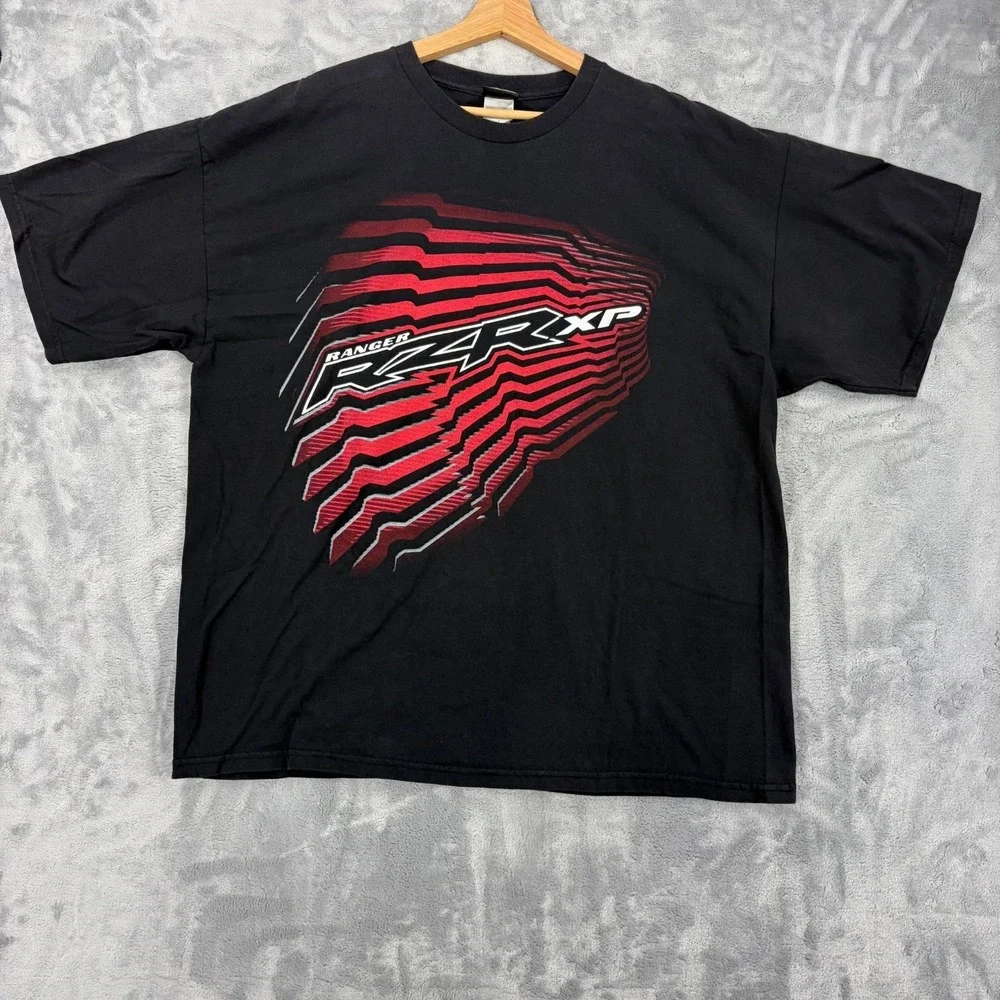 Polaris Ranger RZR XP T-shirt Men's Size 2XL Black Big Logo Pure Polaris
